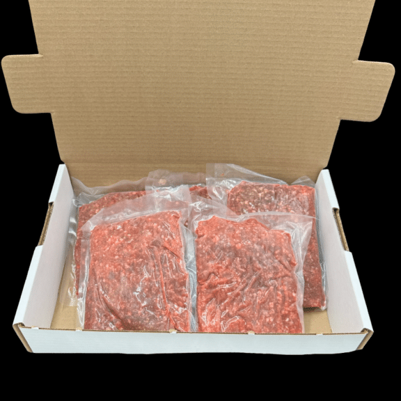 Boite de 2kg de bœuf haché